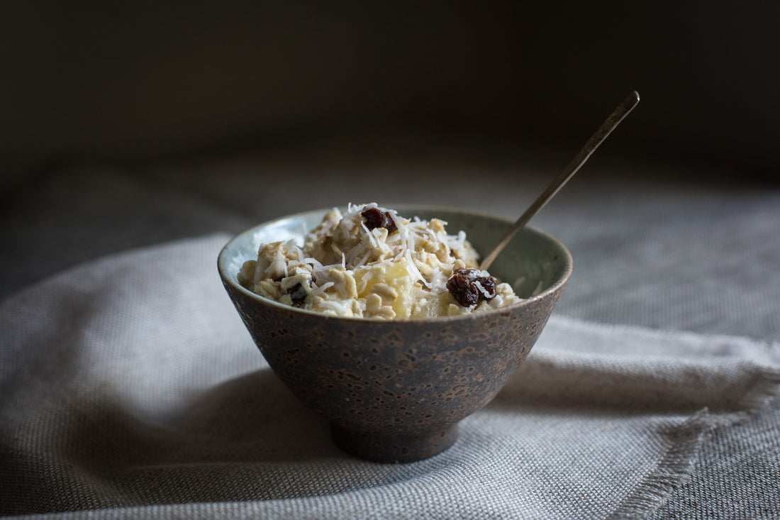 A SIMPLE NOURISHING BREAKFAST - BIRCHER MUESLI