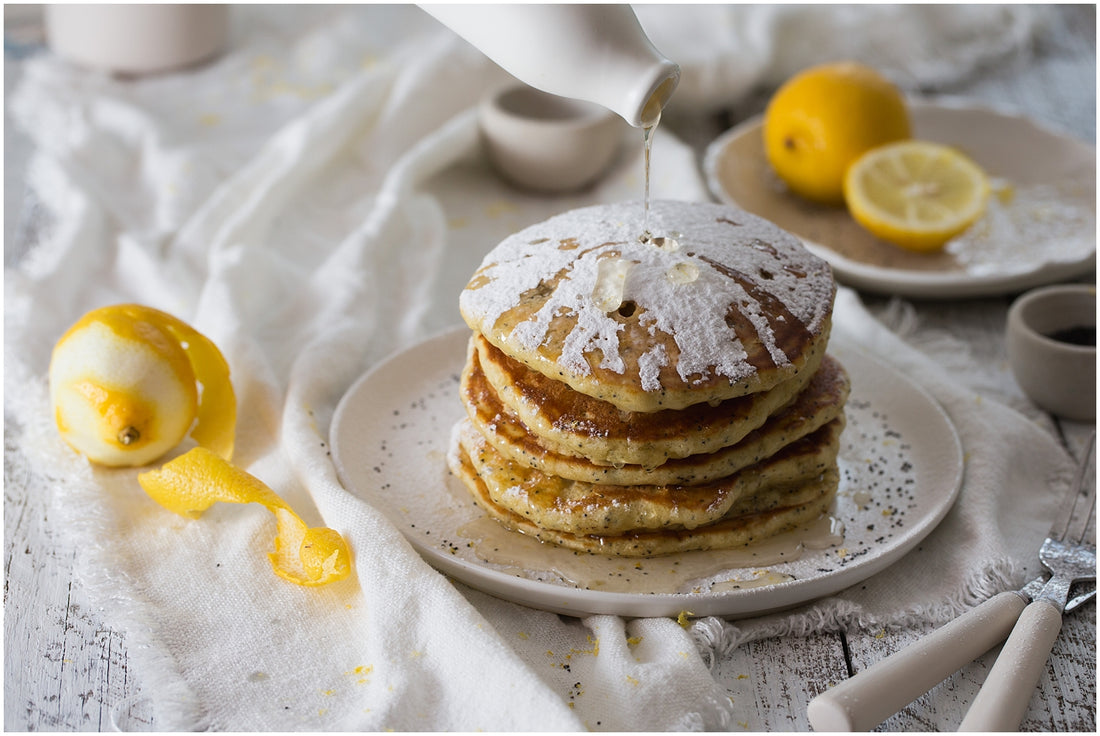 LEMON AND POPPYSEED PANCAKES