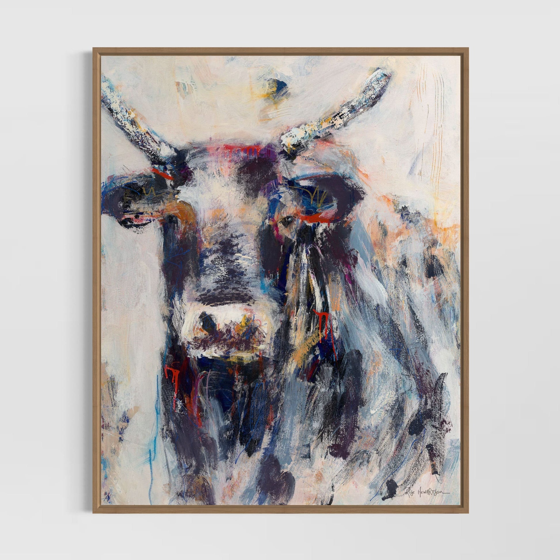 Boomer - Cow | Bull Art Print by Rose Hewartson Australian Artist▪️Fine Art Custom Print
▪️Free Shipping Australia Wide
▪️Worldwide Shipping 