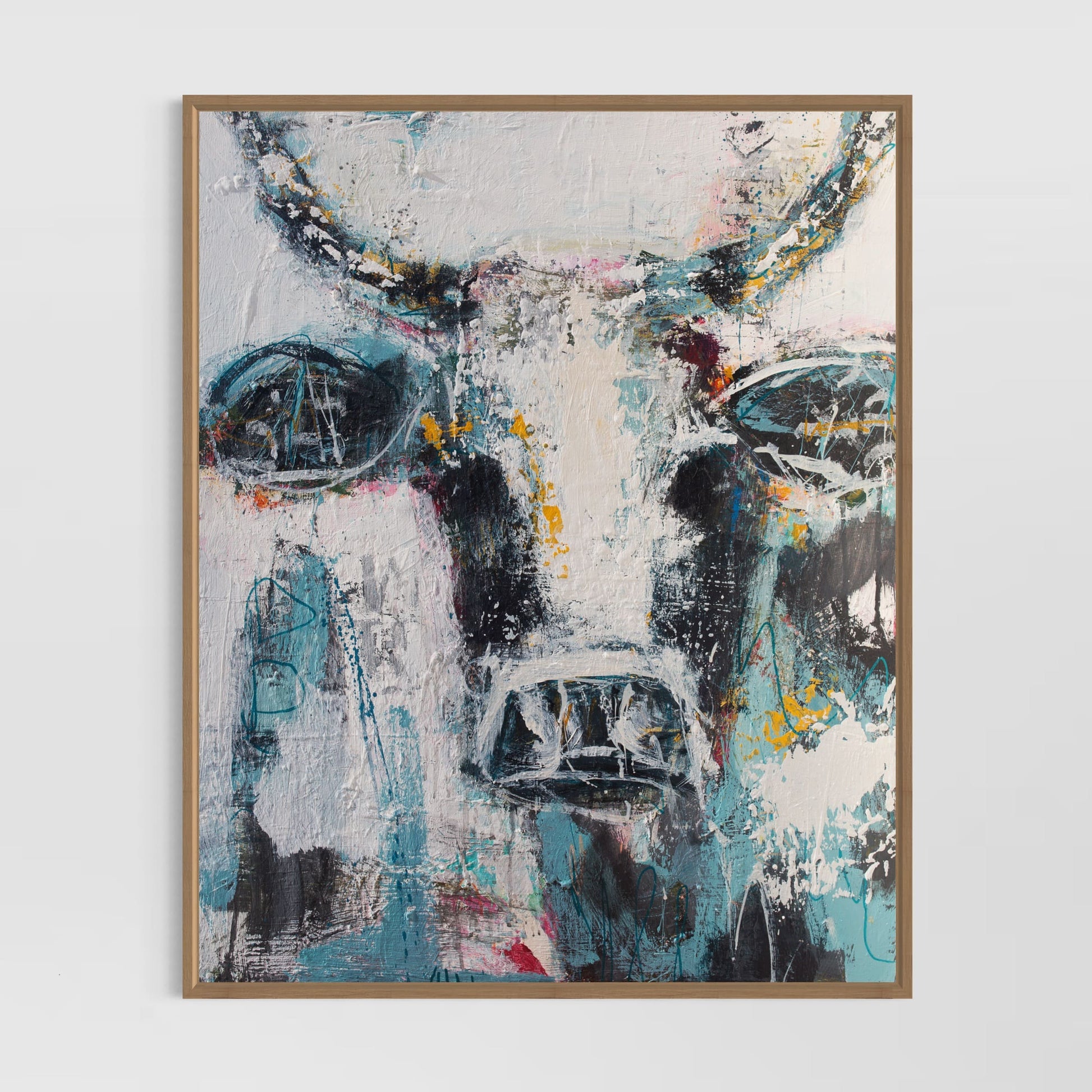 Briggs- Cow - {Canvas Art Print} by Rose Hewartson Australian Artist