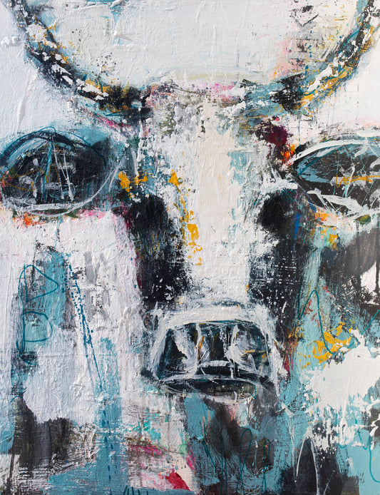 Briggs Cow - {Art Print} by Rose Hewartson Australian Artist