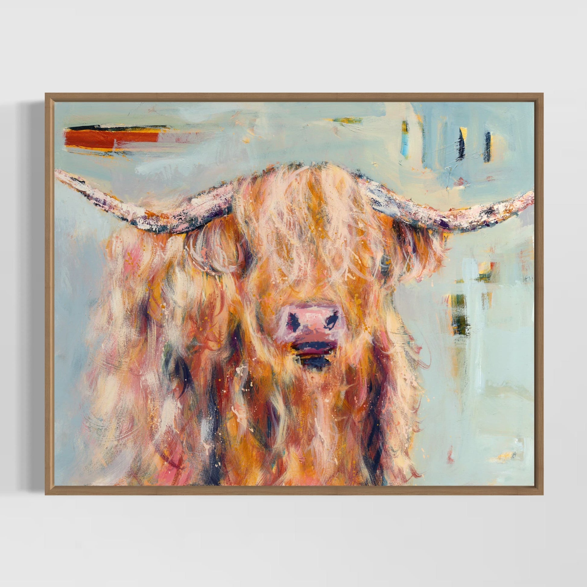 Hamish - Highland Cow Art Print by Rose Hewartson Australian Artist