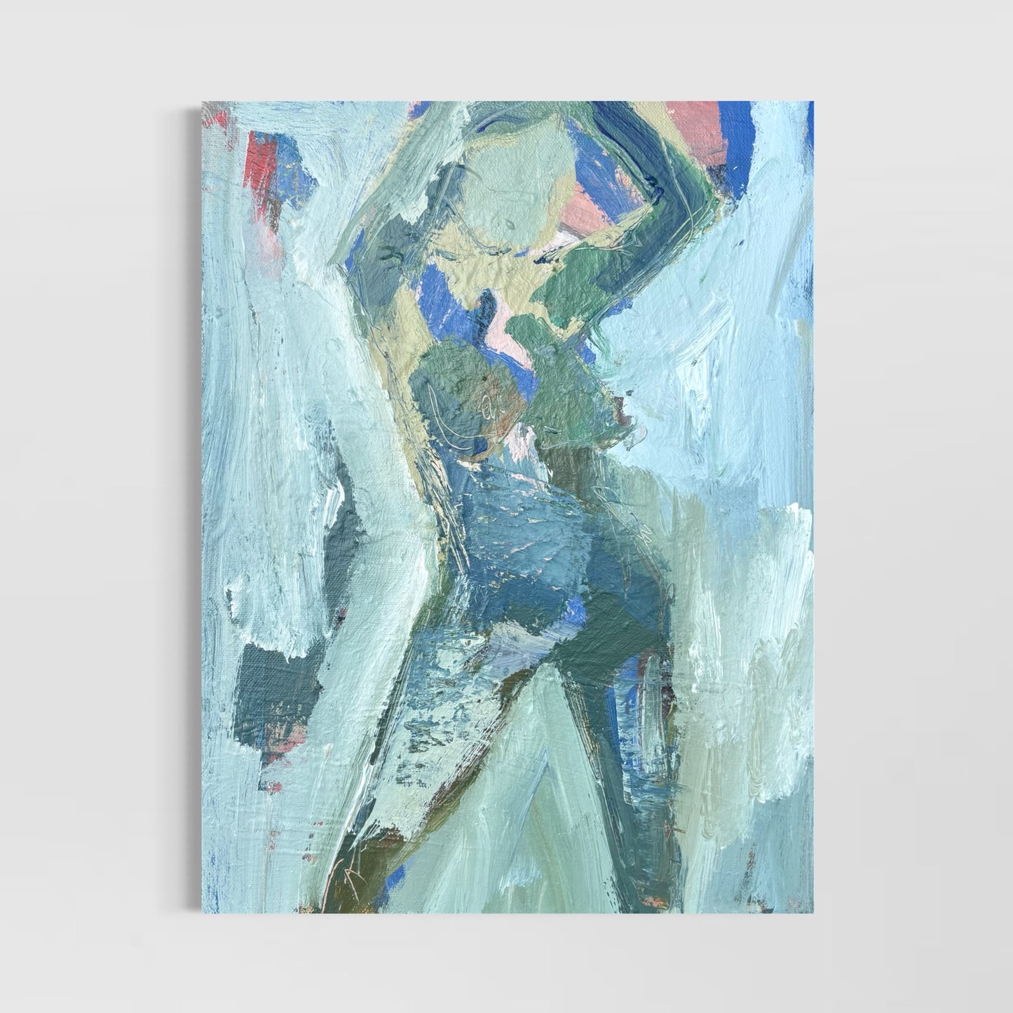 Essence - Figurative art piece by Australian Artist Rose Hewartson Original Abstract Painting on Canvas 