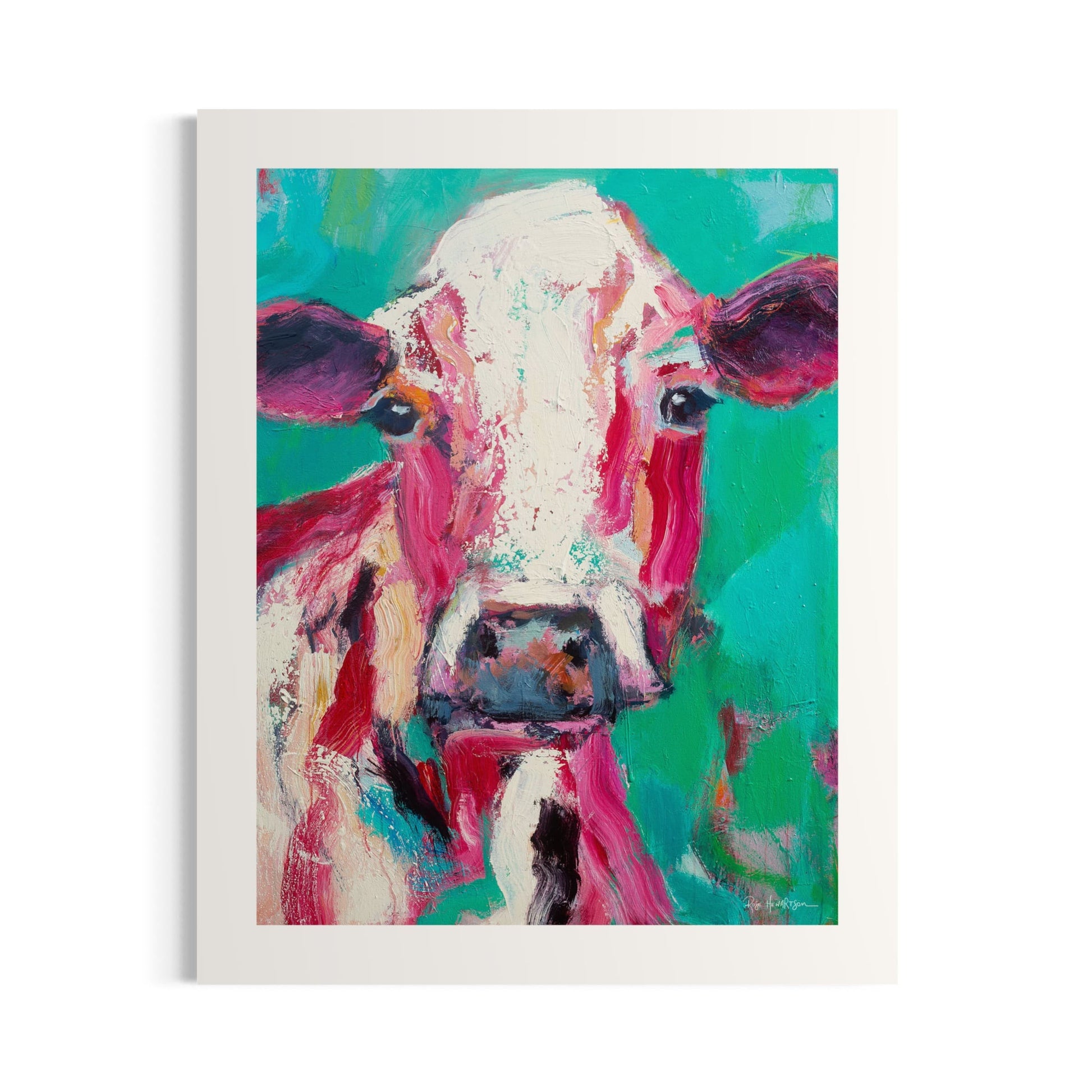 Roxy - Cow Art Print by Rose Hewartson Australian Artist▪️Fine Art Custom Print
▪️Free Shipping Australia Wide
▪️Worldwide Shipping 