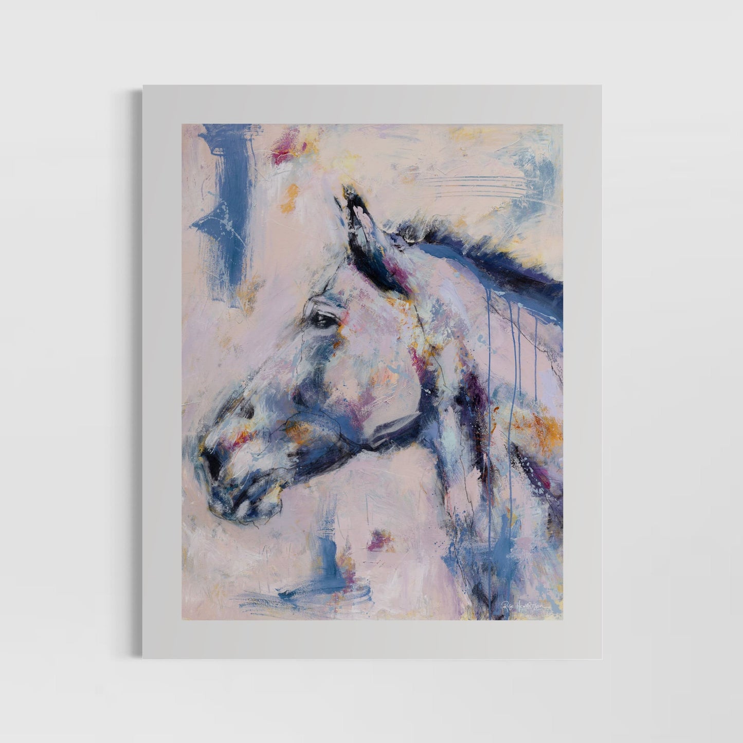 Velvet- Horse/Equine Art Print by Rose Hewartson Australian Artist